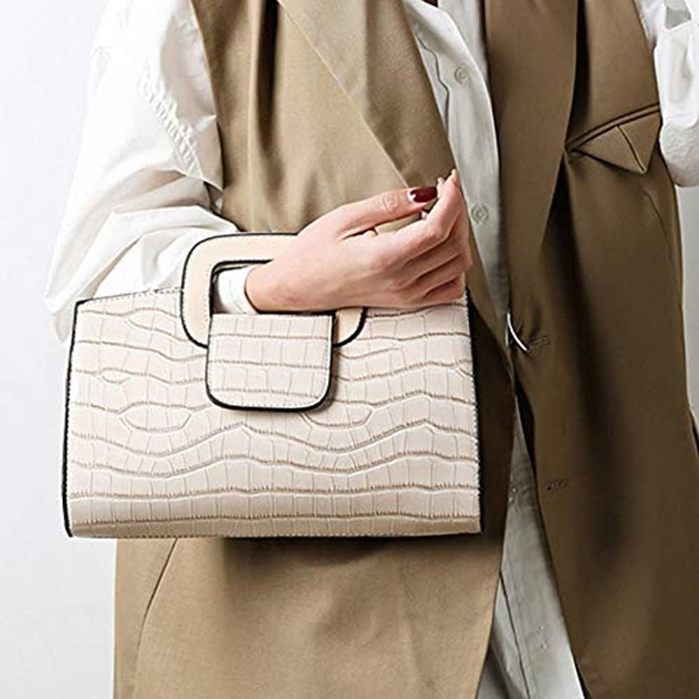 ๐ฅ Women Vintage Flap Tote Top Handle Satchel Handbags PU Leather Clutch - Picture 1 of 7